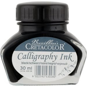 Tinta Cretacolor para Caligrafia Negra 30ml