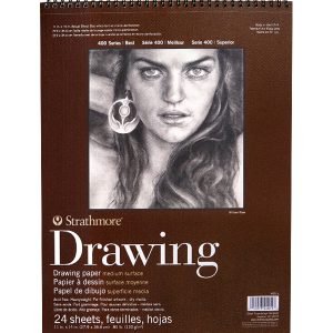 Block Strathmore Drawing 27.5×35.5cm 24hjs 130gr