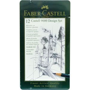 Lápices Faber-Castell 9000 Design Set C/12
