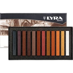 Set Pasteles Lyra Tonos Tierra C/12