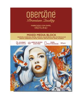 Block Mixed Media 24x32cm Obertöne Fabriano