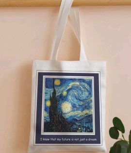 Bolsa de tela de La noche estrellada de Van Gogh
