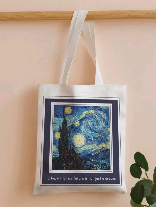 Bolsa de tela de La noche estrellada de Van Gogh