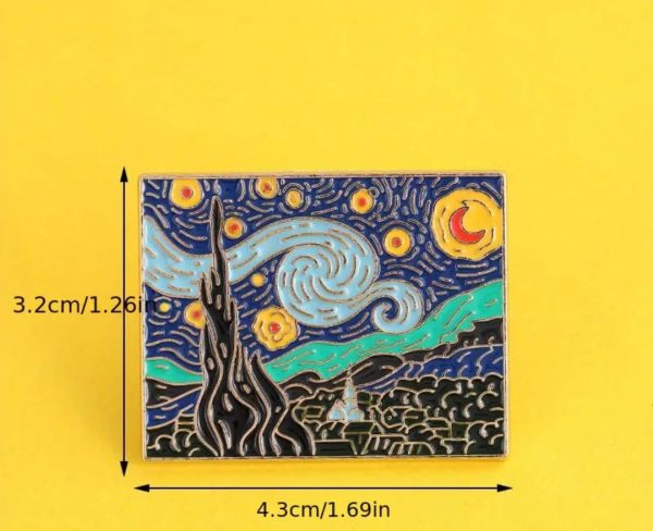 Pin "La Noche estrellada" de Van Gogh