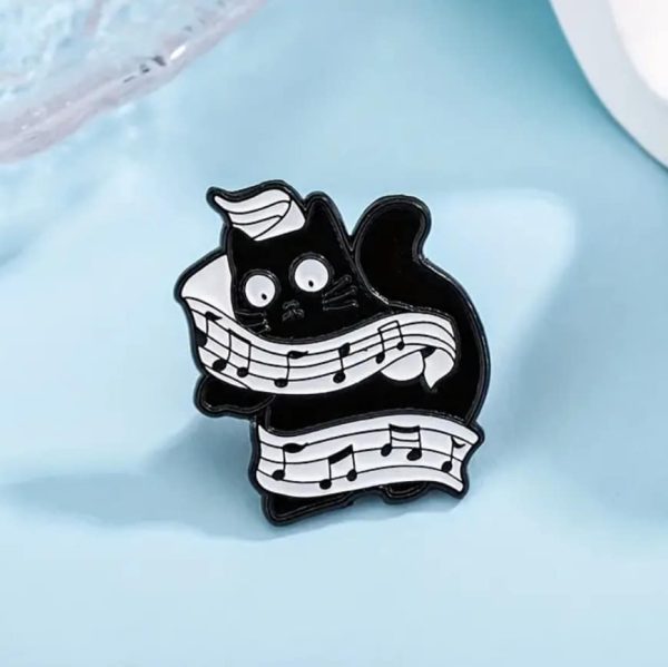 Pin de gatito música