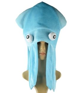 sombrero de calamar azul