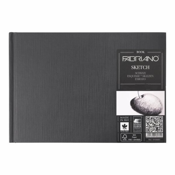 Sketchbook Fabriano Landscape Pasta Dura 80h 110gr 14.8x21cm