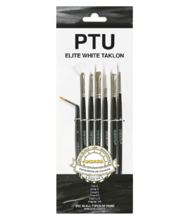 Set Pinceles Pinto PTU Élite White Taklon