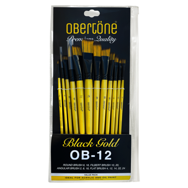 Set Pincel OB-12 Obertöne Black Gold Hair Premium