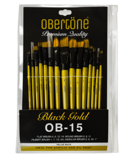 Set Pincel OB-15 Obertöne Black Gold Hair Premium