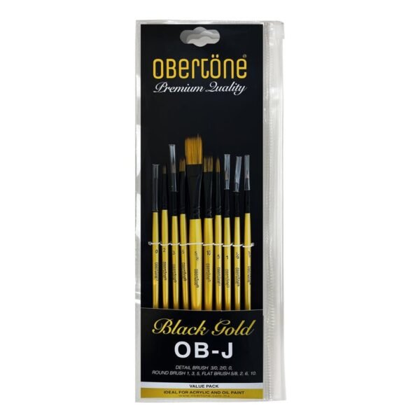 Set de Pincel OB-J Obertöne Black Gold Hair Premium