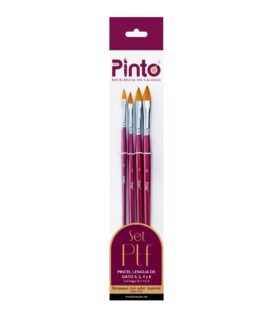 Set Pinceles Pinto PTF Lengua de Gato