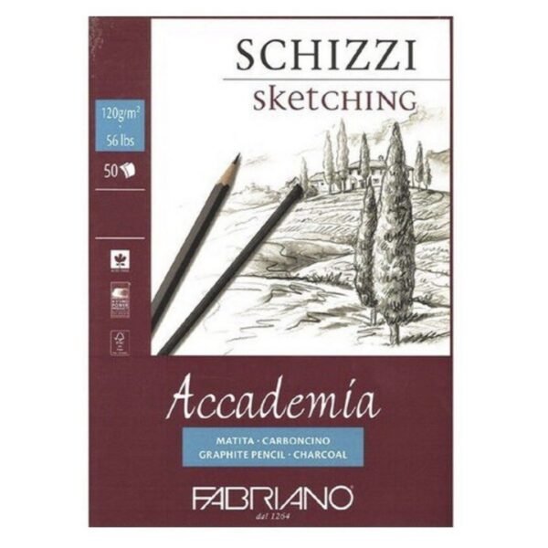 Block Academia Sketch 50h 120gr 21x29.7cm