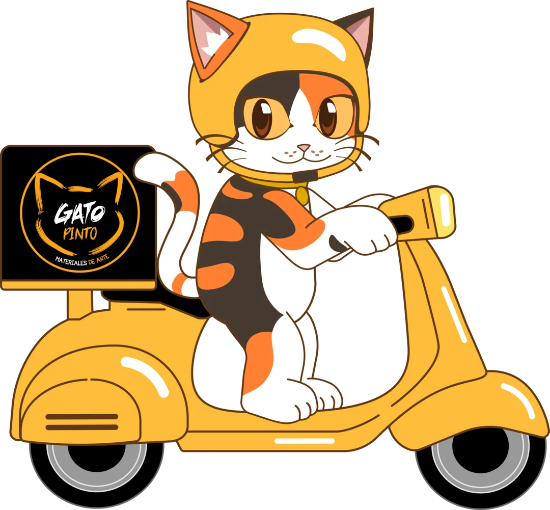 Personaje Gato Pinto moto 1